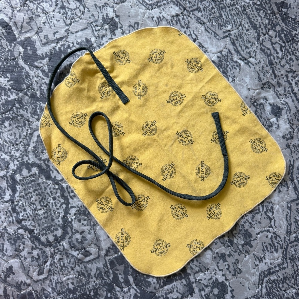 VINTAGE Henri Selmer Paris Cleaning Cloth Swab Instrument Care Soft Weighted